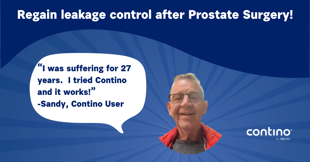 Bladder leakage product: Contino helped Sandy regain control - myContino